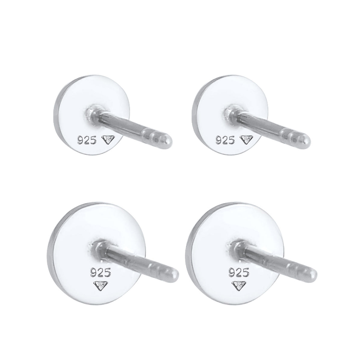 Silber - Elli | Ohrringset Geo | 925er Sterling Silber