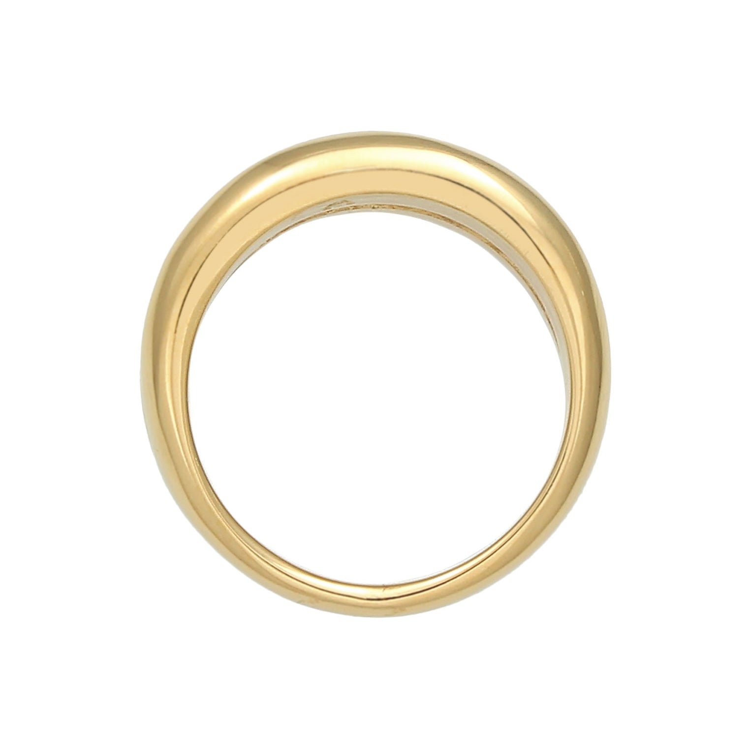 Gold - Elli PREMIUM | Bandring | 925 Sterling Silber vergoldet