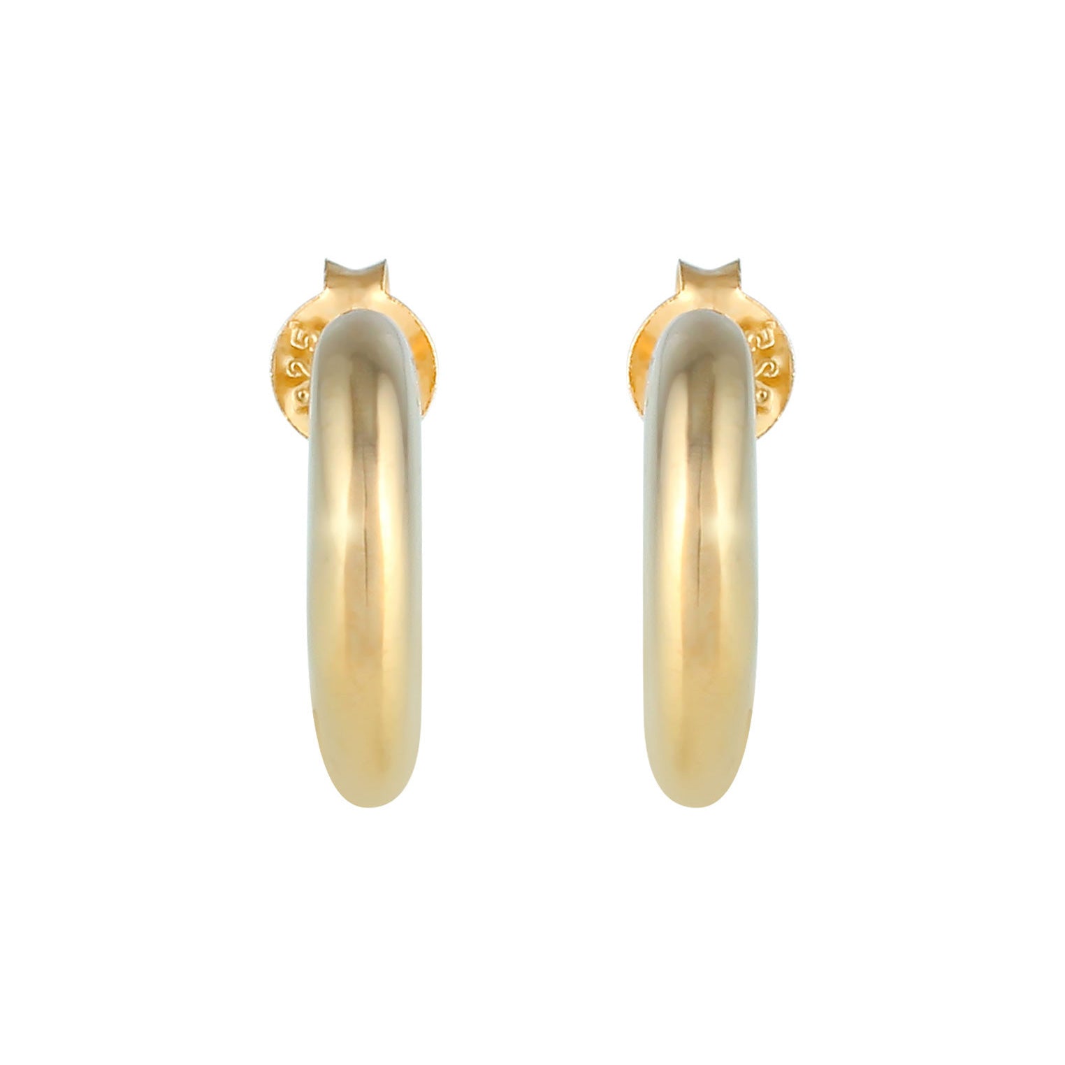 Gold - Elli | Ohrstecker | 925 Sterling Silber vergoldet