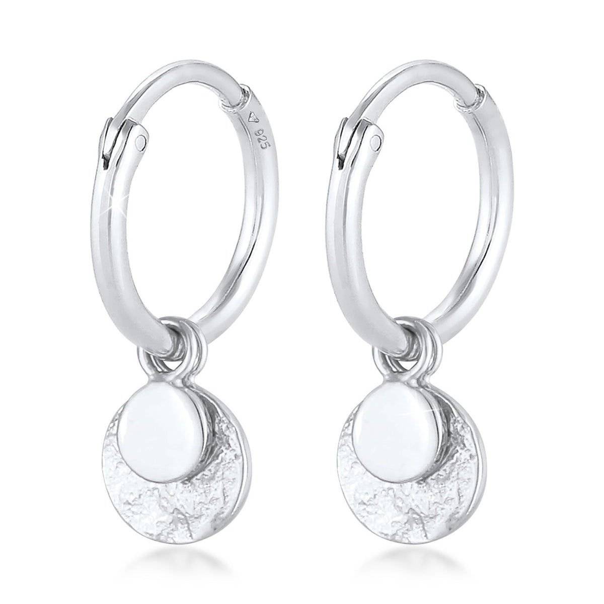 Silber - Elli | Ohrhänger Geo | 925er Sterling Silber