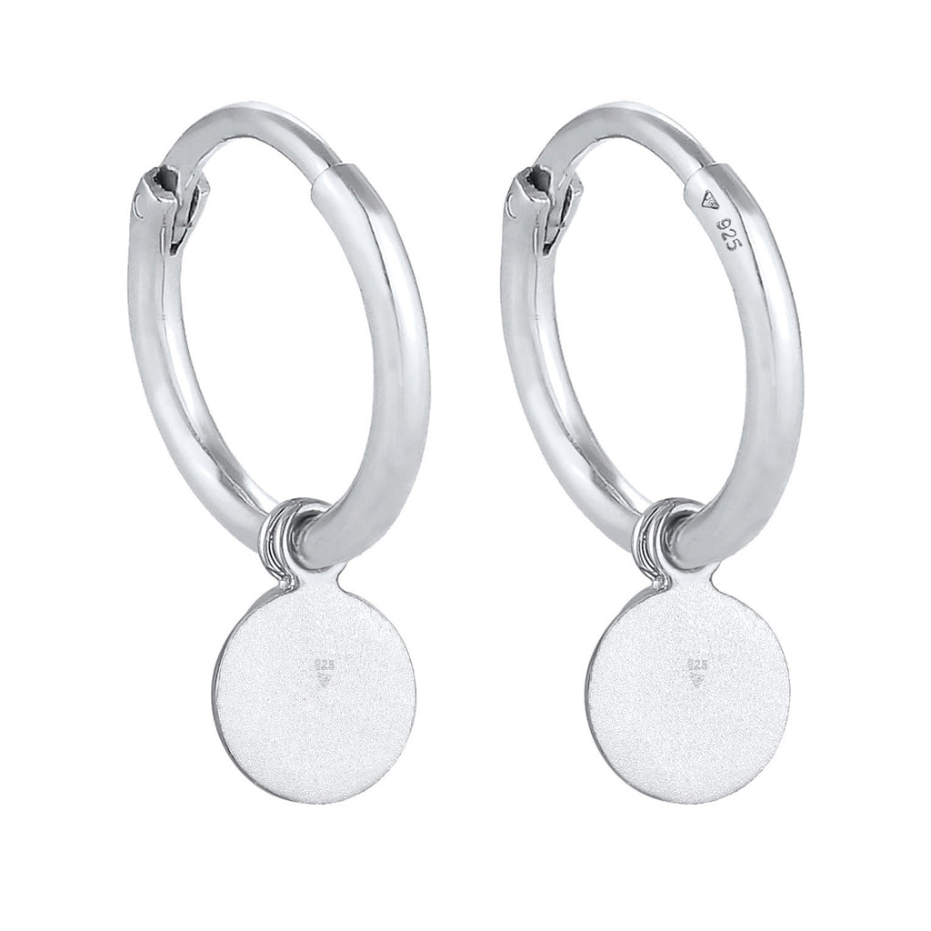 Silber - Elli | Ohrhänger Geo | 925er Sterling Silber