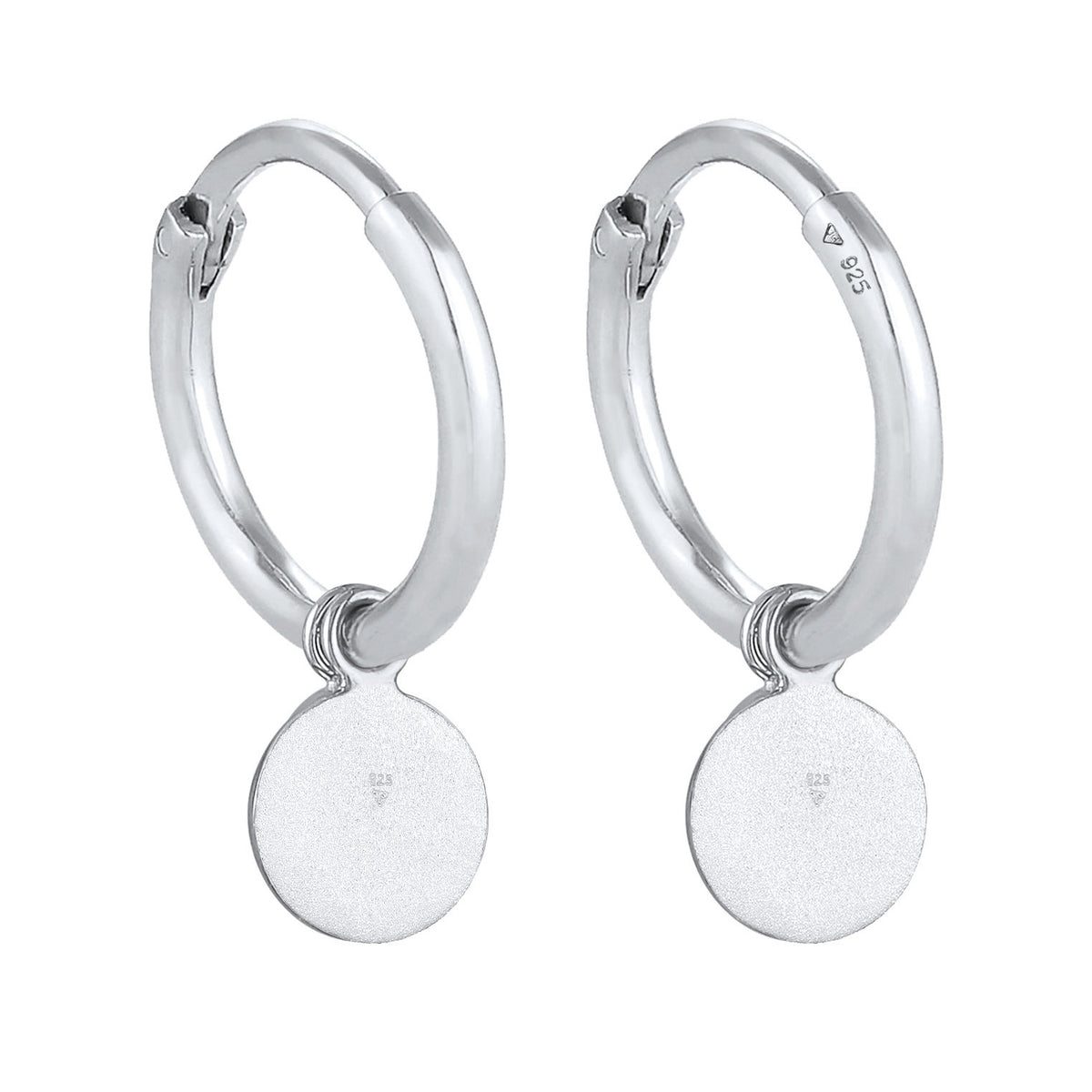 Silber - Elli | Ohrhänger Geo | 925er Sterling Silber