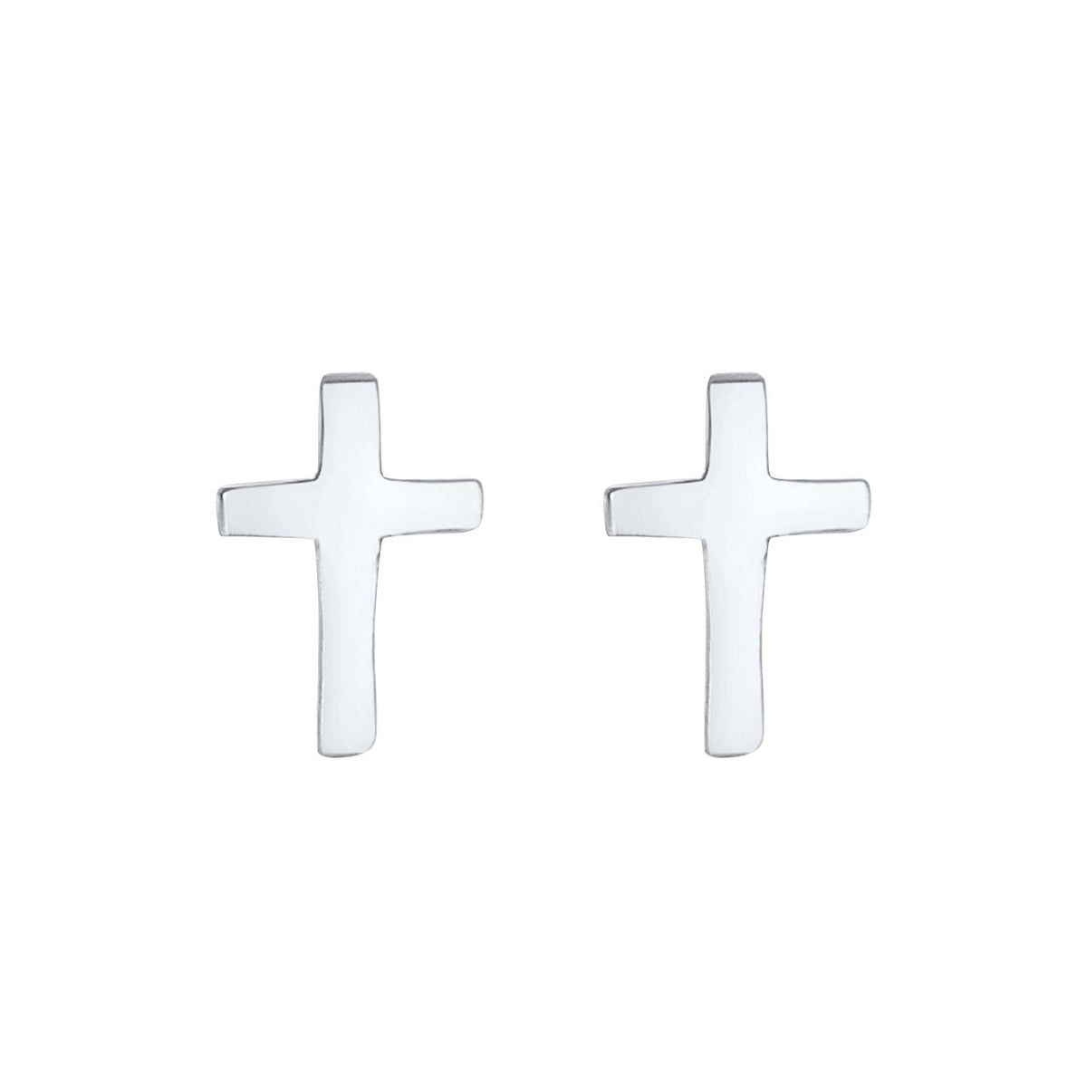 Silber - Elli | Ohrring Kreuz | 925er Sterling Silber