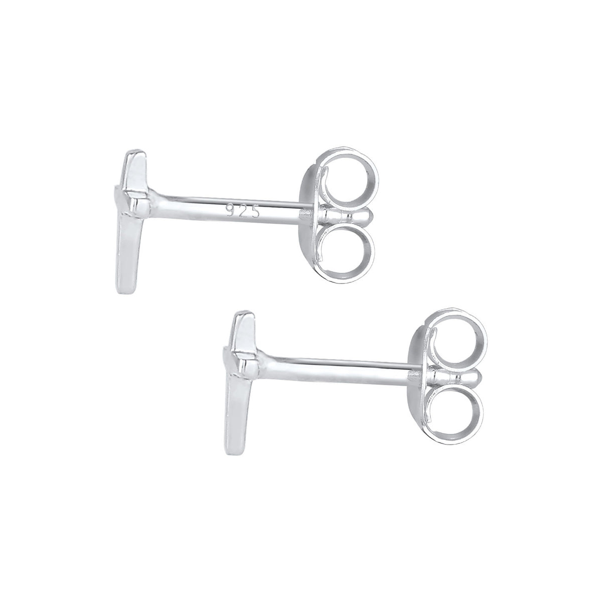 Silber - Elli | Ohrring Kreuz | 925er Sterling Silber