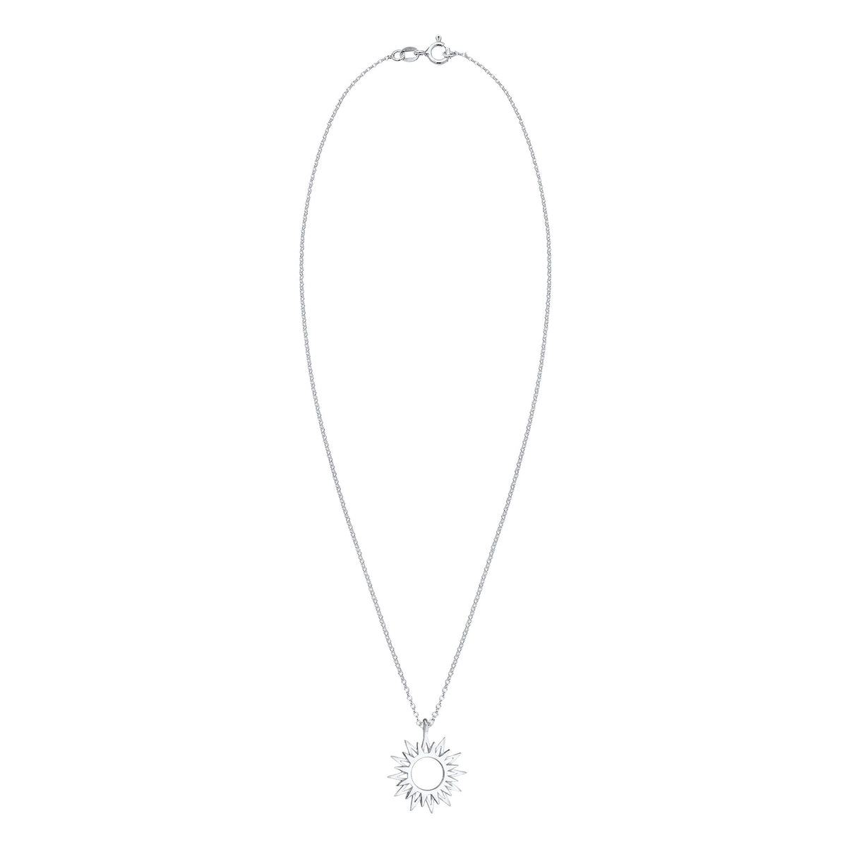 Silber - Elli | Halskette Sonne | 925er Sterling Silber