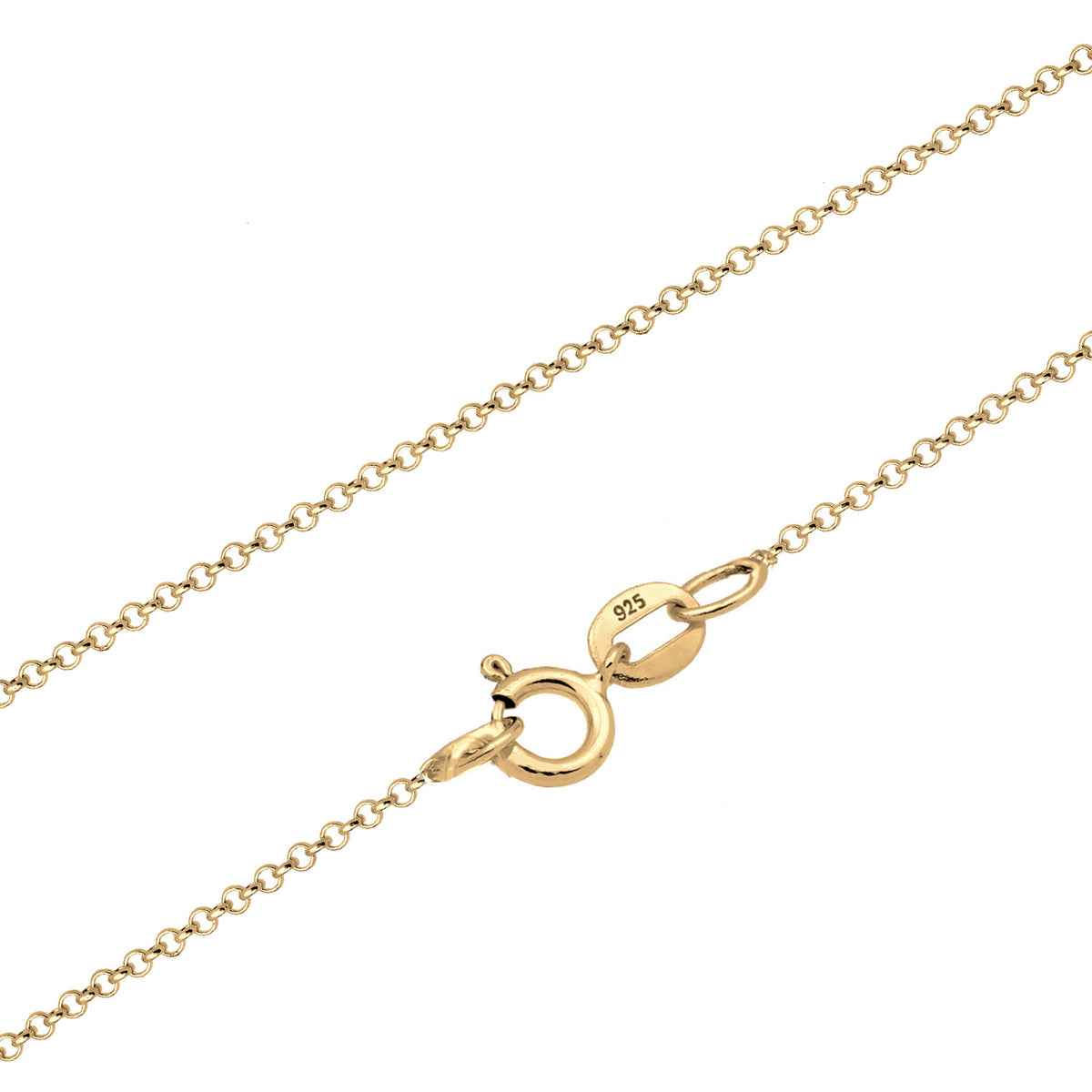 Gold - Elli | Halskette Sonne | 925 Sterling Silber vergoldet