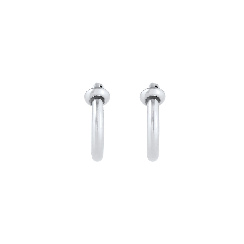 Silber - Elli | Creole ohne Ohrloch | 925er Sterling Silber