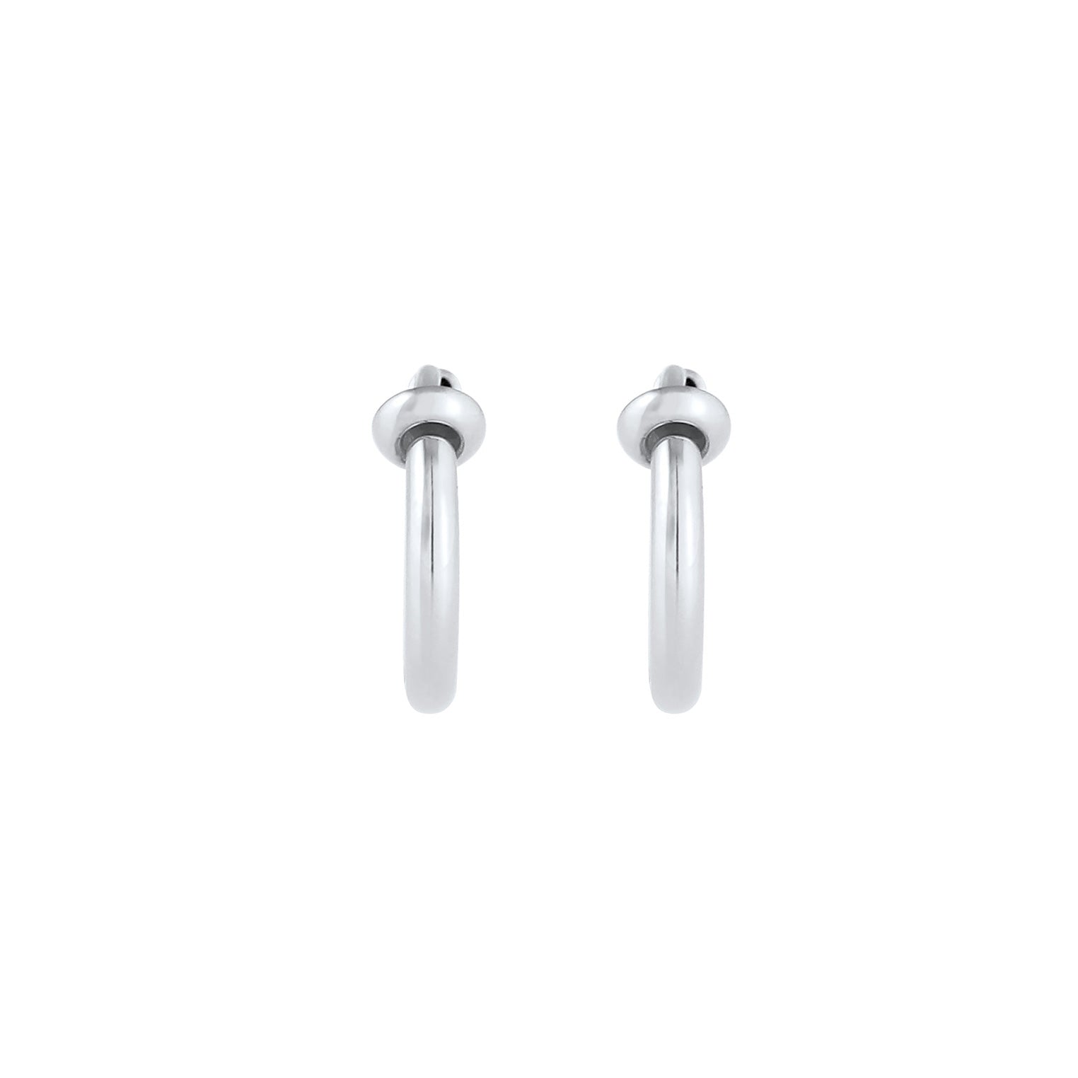 Silber - Elli | Creole ohne Ohrloch | 925er Sterling Silber