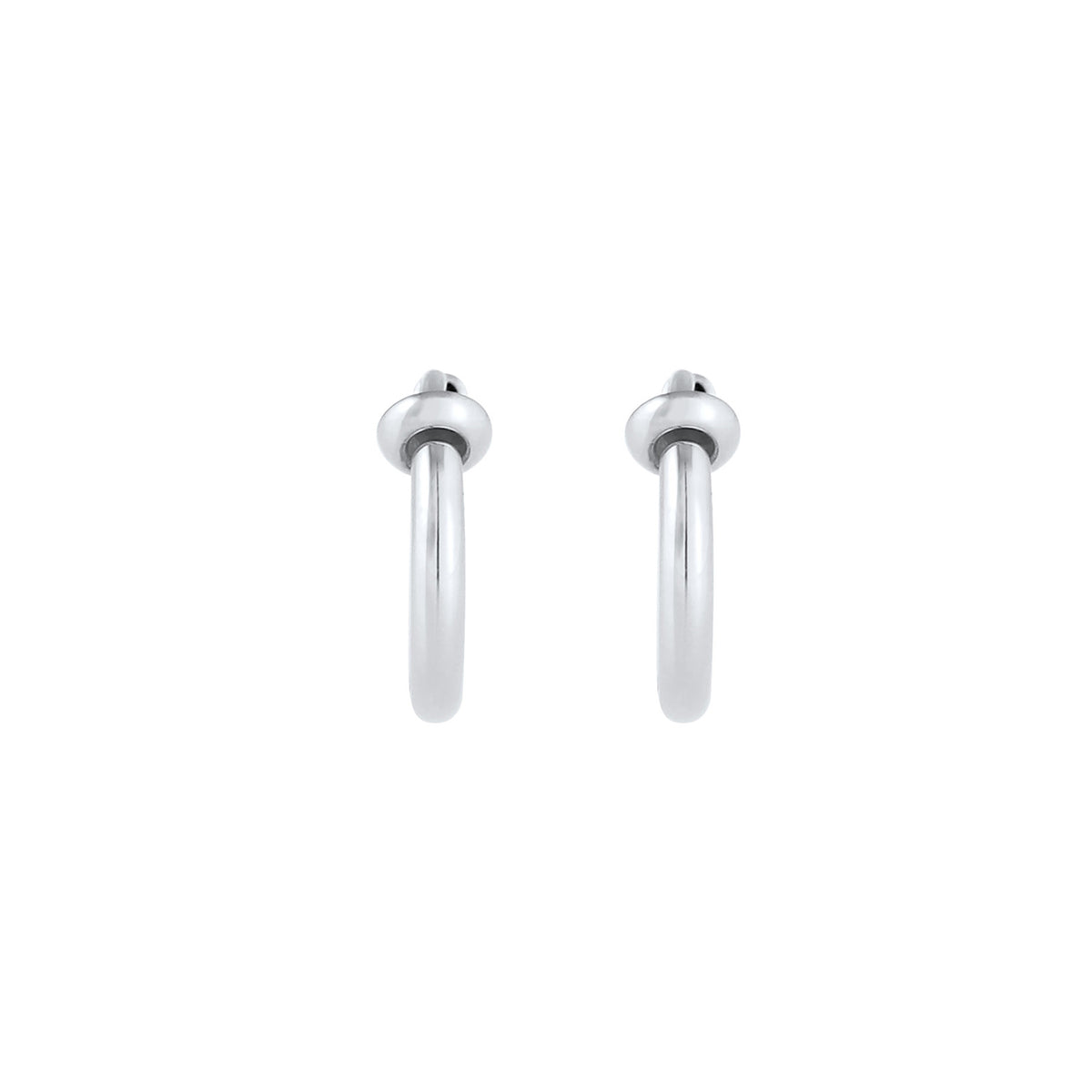 Silber - Elli | Creole ohne Ohrloch | 925er Sterling Silber