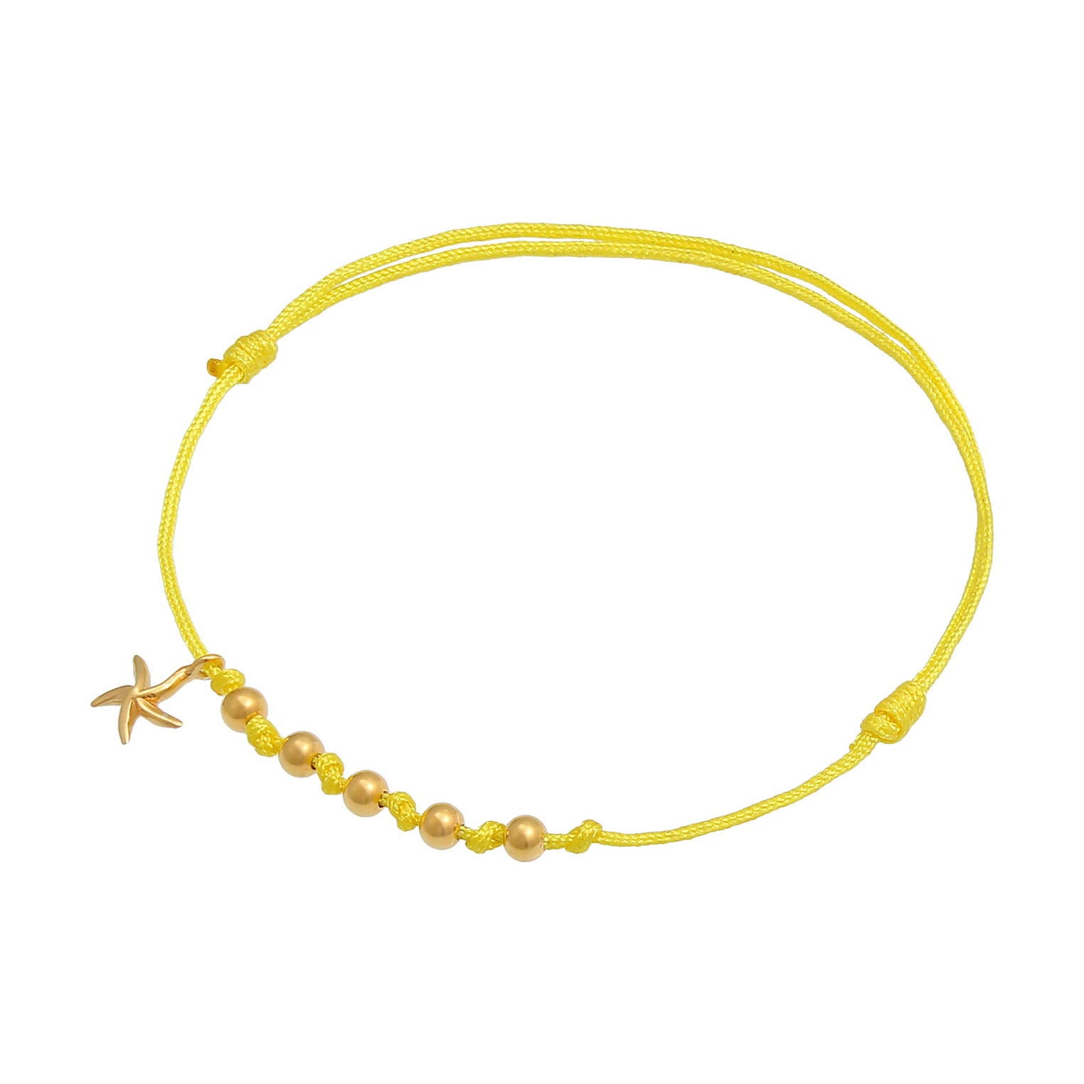 Gold - Elli | Armband Seestern | 925 Sterling Silber vergoldet