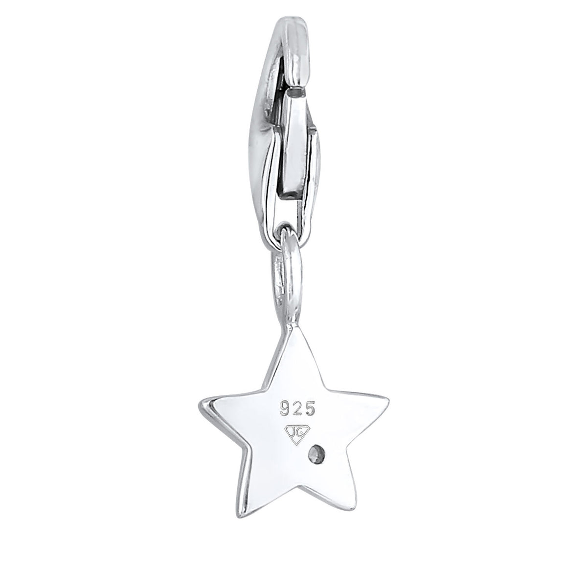 Silber - Nenalina | Charm Astro | Zirkonia ( Weiß ) | 925er Sterling Silber