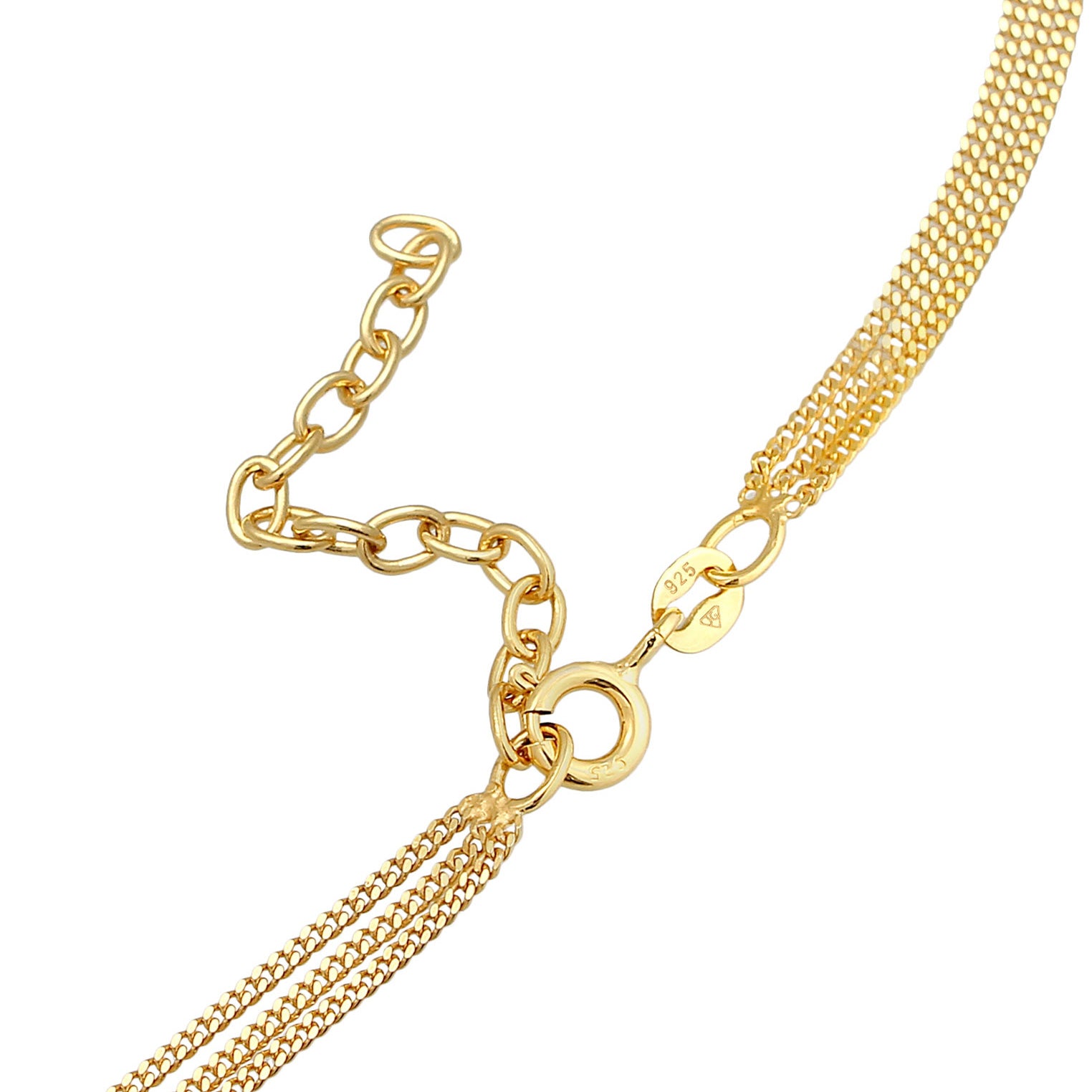 Gold - Elli | Choker | 925 Sterling Silber vergoldet