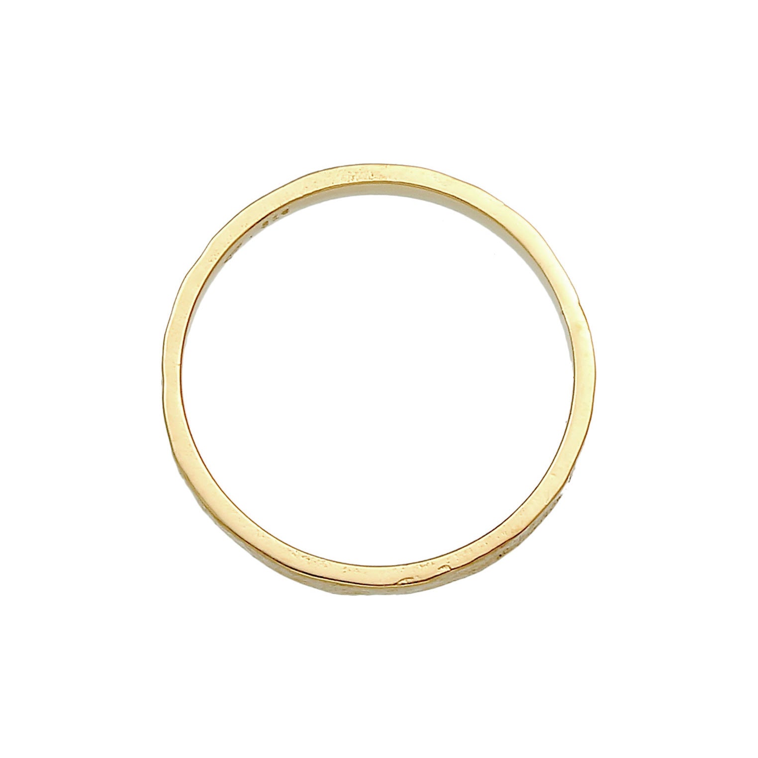 Gold - Elli | Bandring | 925 Sterling Silber vergoldet