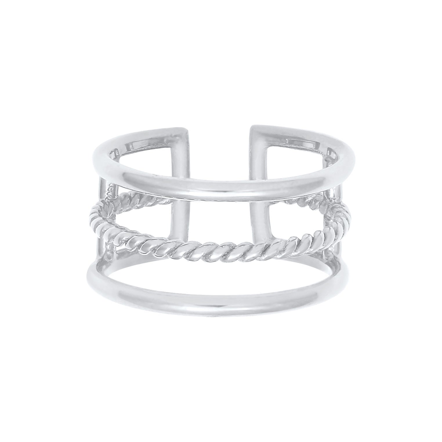 Silber - Elli | Ring Geo | 925er Sterling Silber