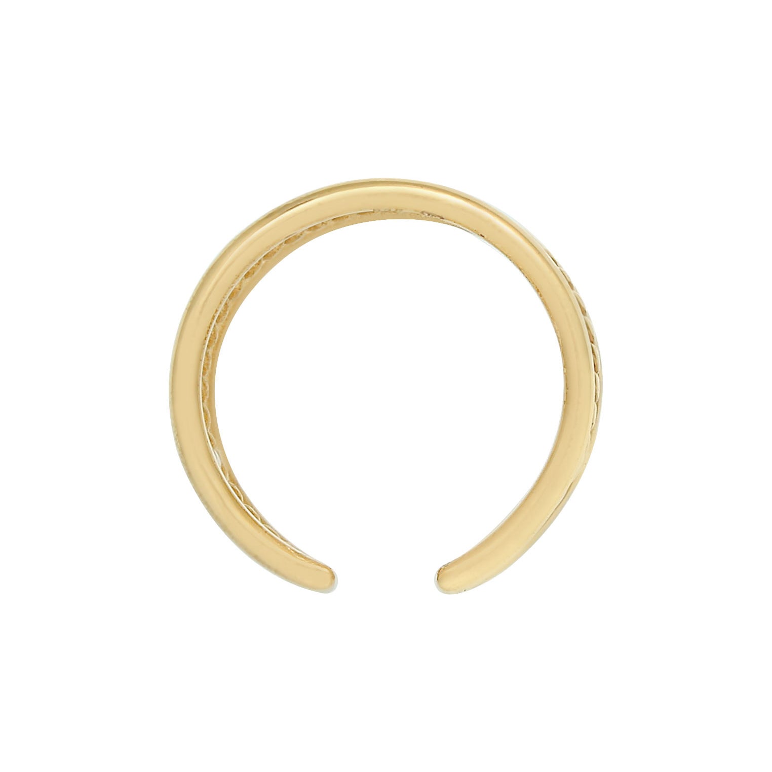 Gold - Elli | Ring Geo | 925 Sterling Silber vergoldet