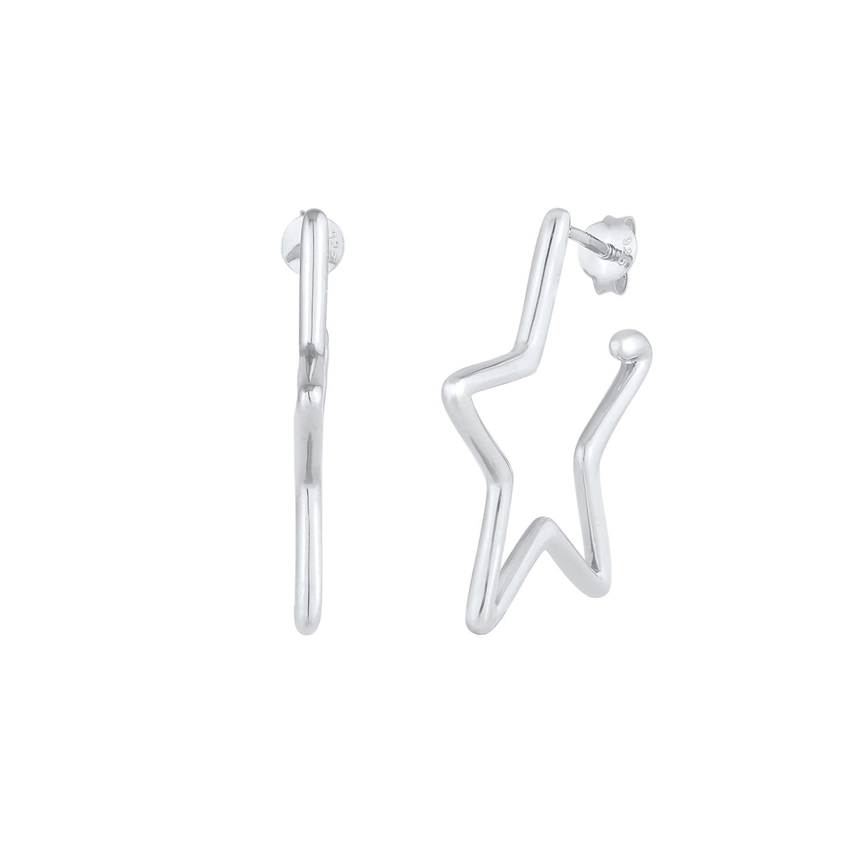 Silber - Elli | Ohrstecker Astro | 925er Sterling Silber