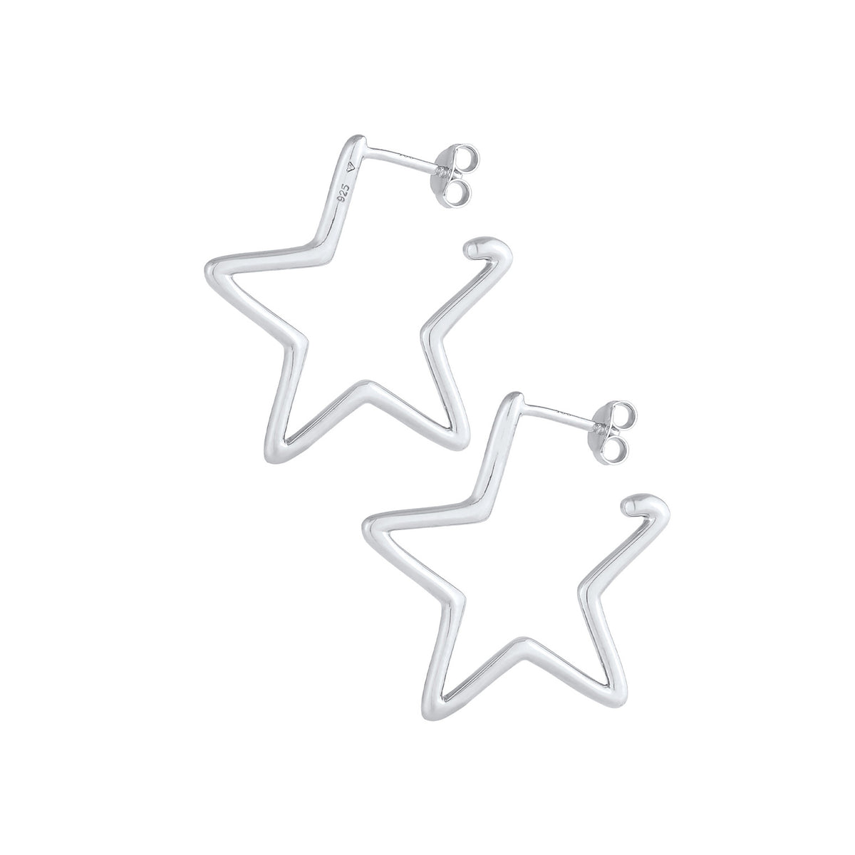 Silber - Elli | Ohrstecker Astro | 925er Sterling Silber
