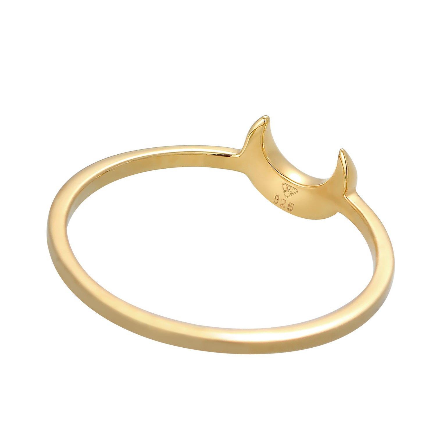 Gold - Elli | Ring Astro | 925 Sterling Silber vergoldet