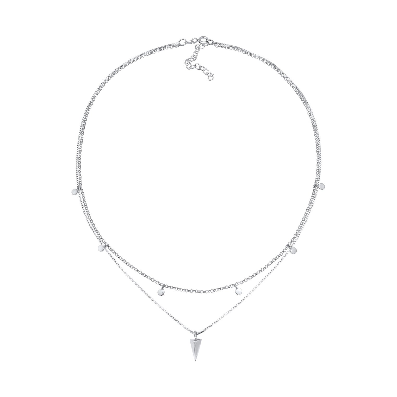 Silber - Elli | Venezianer-Choker Geo | 925er Sterling Silber