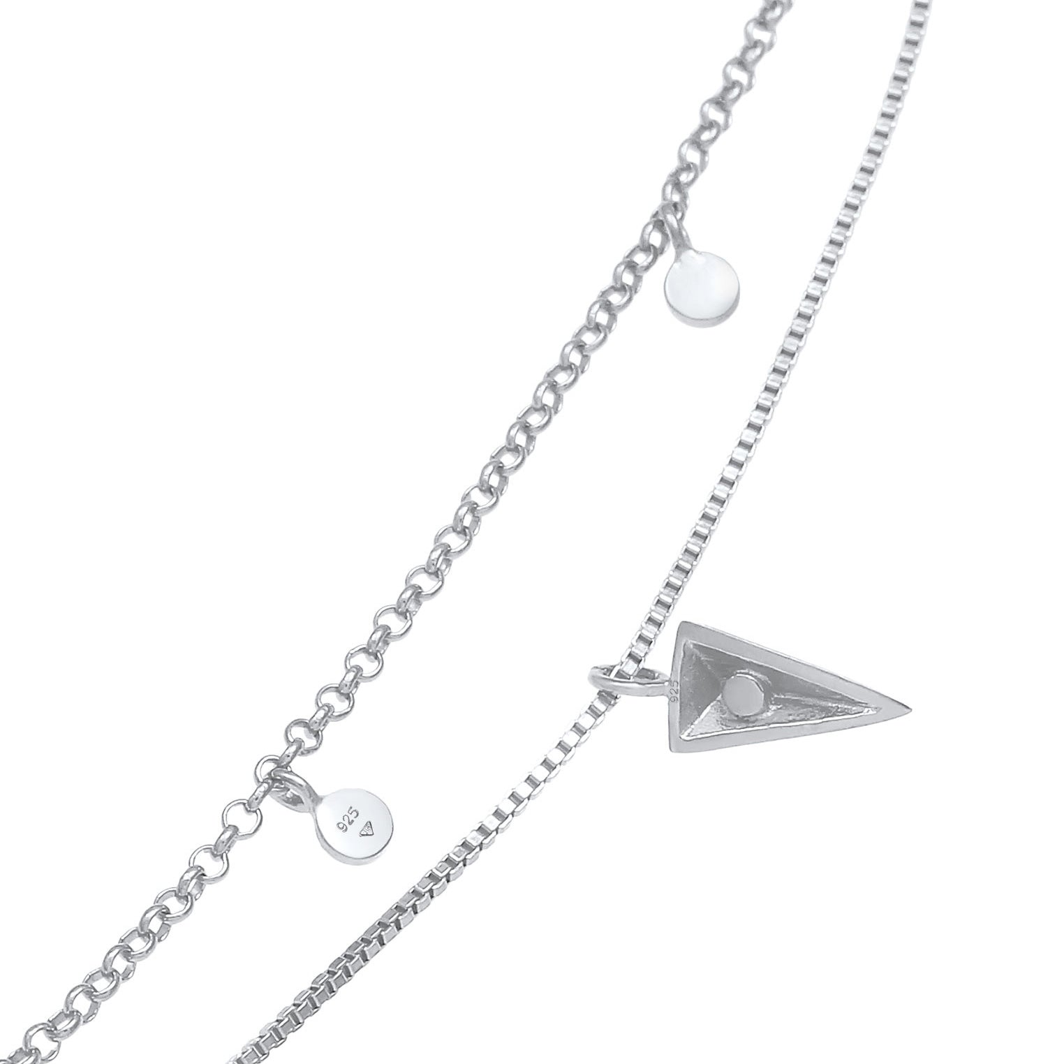 Silber - Elli | Venezianer-Choker Geo | 925er Sterling Silber