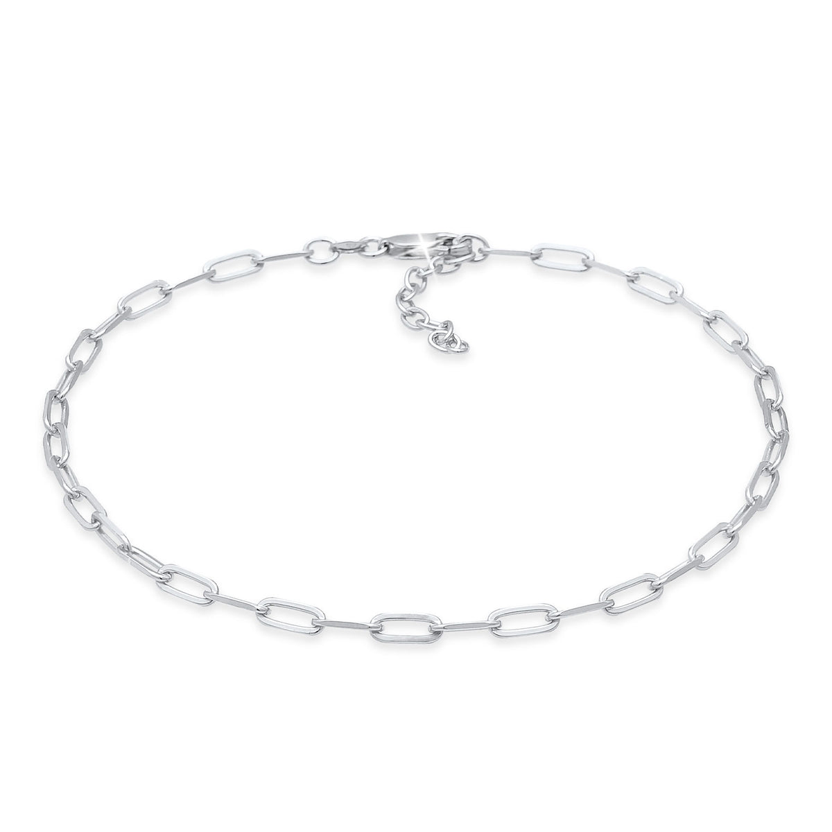 Silber - Elli | Glieder-Fußkettchen | 925er Sterling Silber