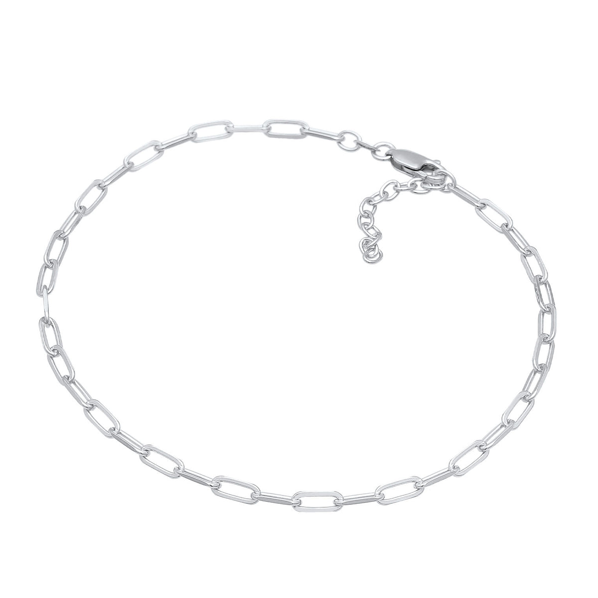 Silber - Elli | Glieder-Fußkettchen | 925er Sterling Silber