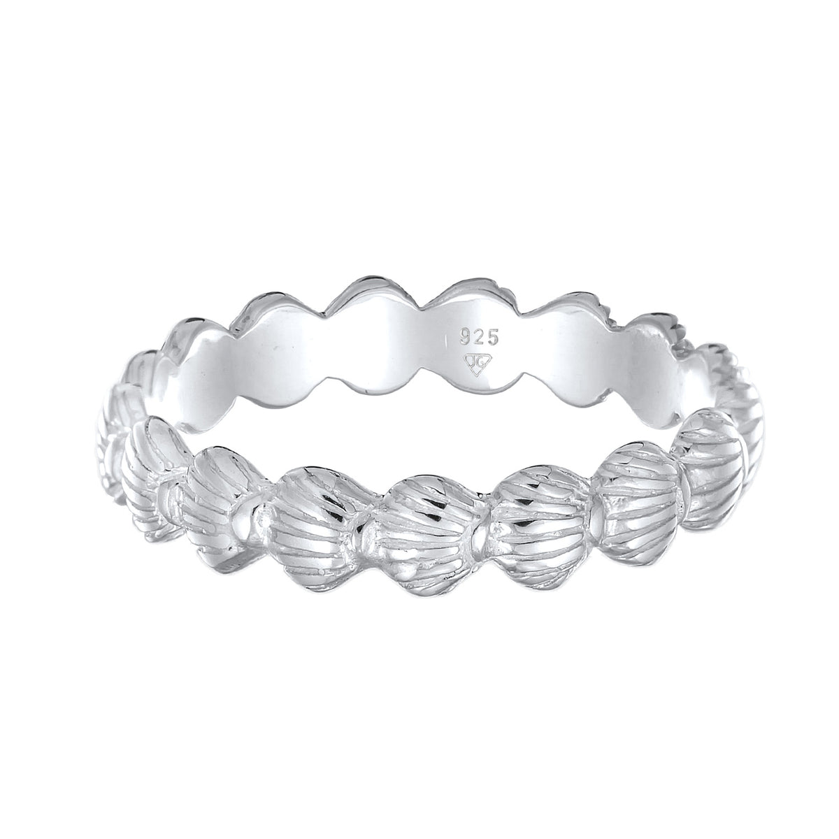 Silber - Elli | Ring Muschel | 925er Sterling Silber