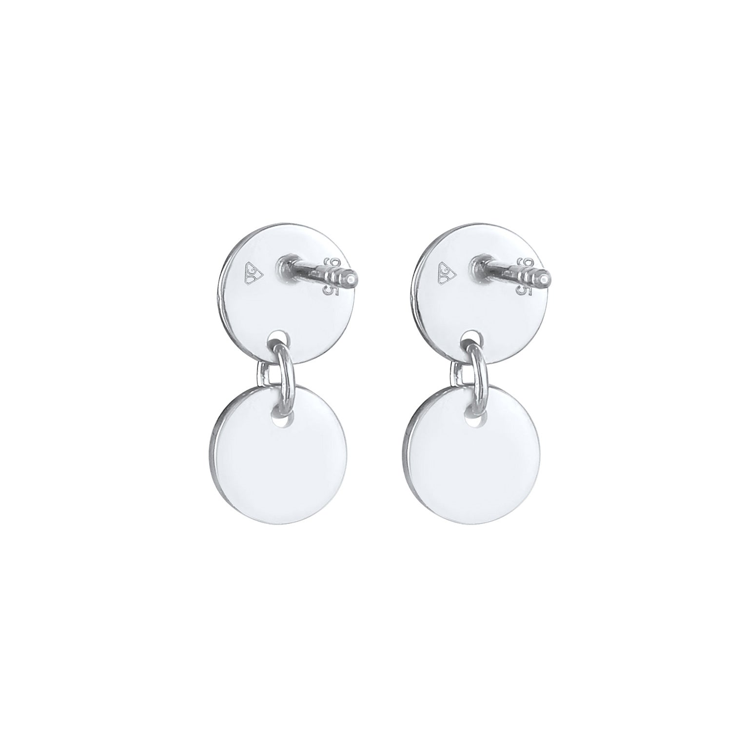 Silber - Elli | Ohrstecker Geo | 925er Sterling Silber