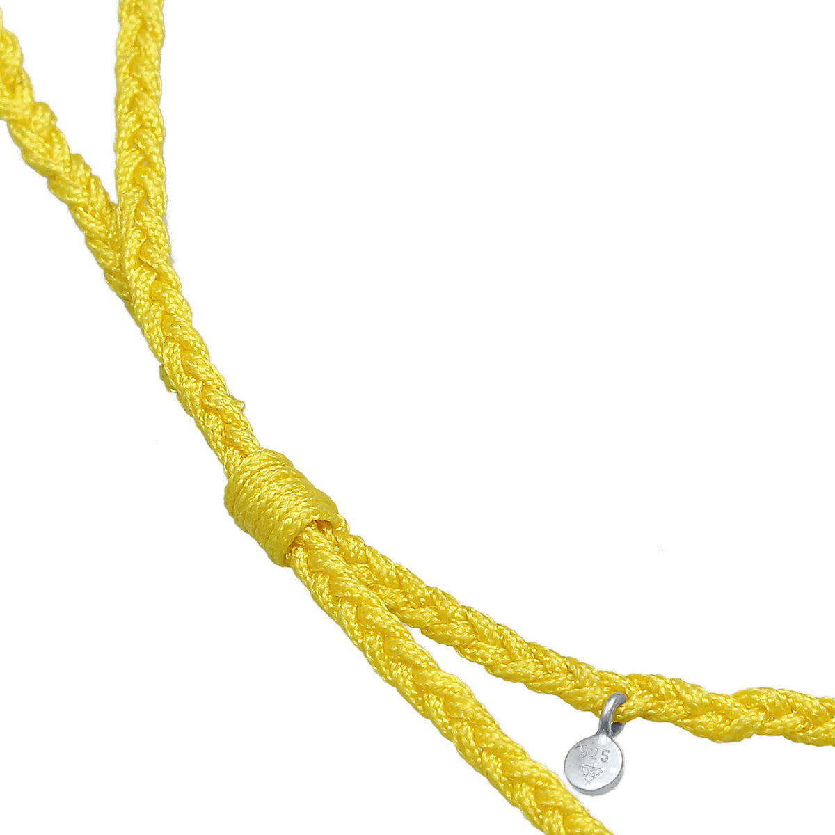 Gelb - Elli | Fußkettchen | 925er Sterling Silber