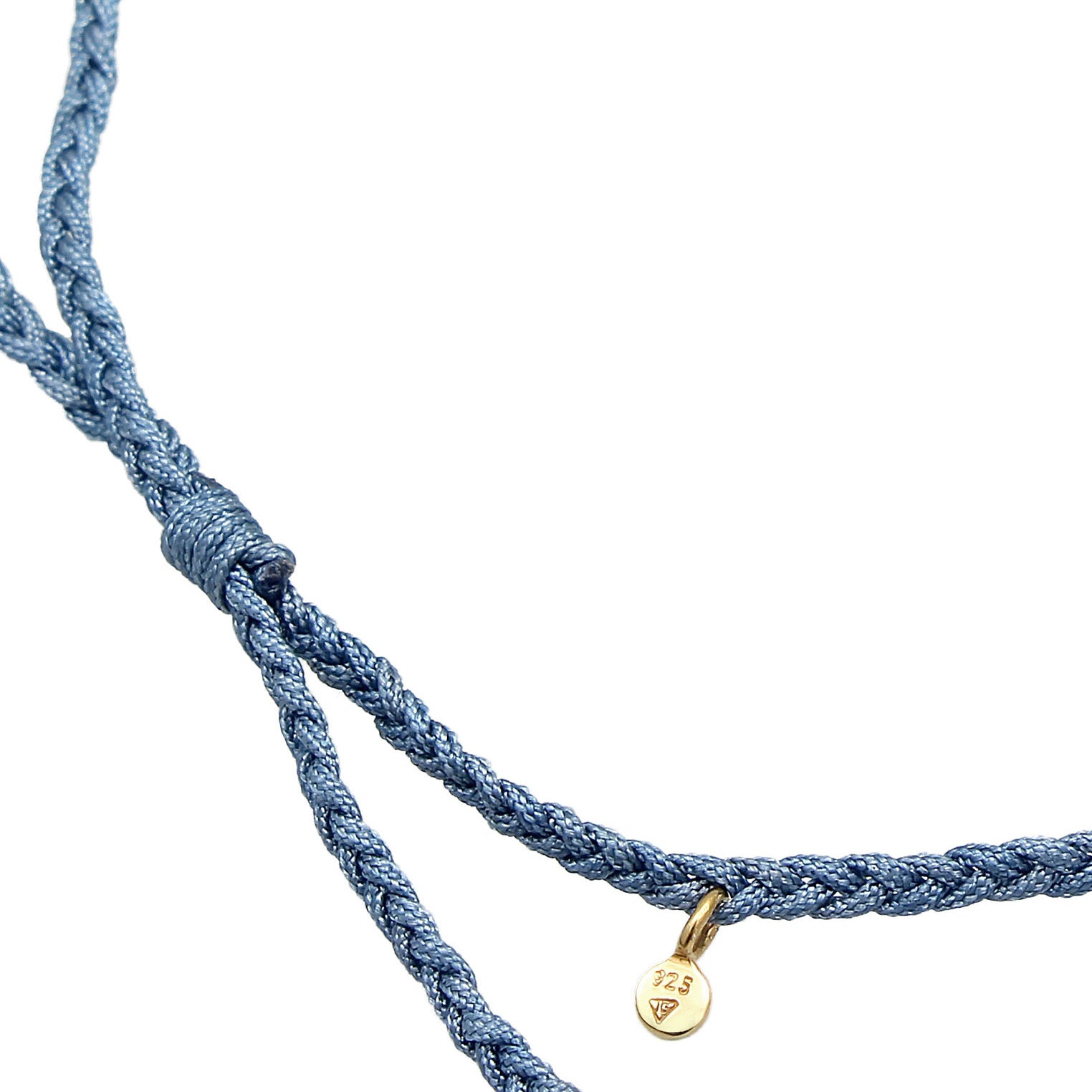 Dunkelblau - Elli | Fußkettchen | 925 Sterling Silber vergoldet