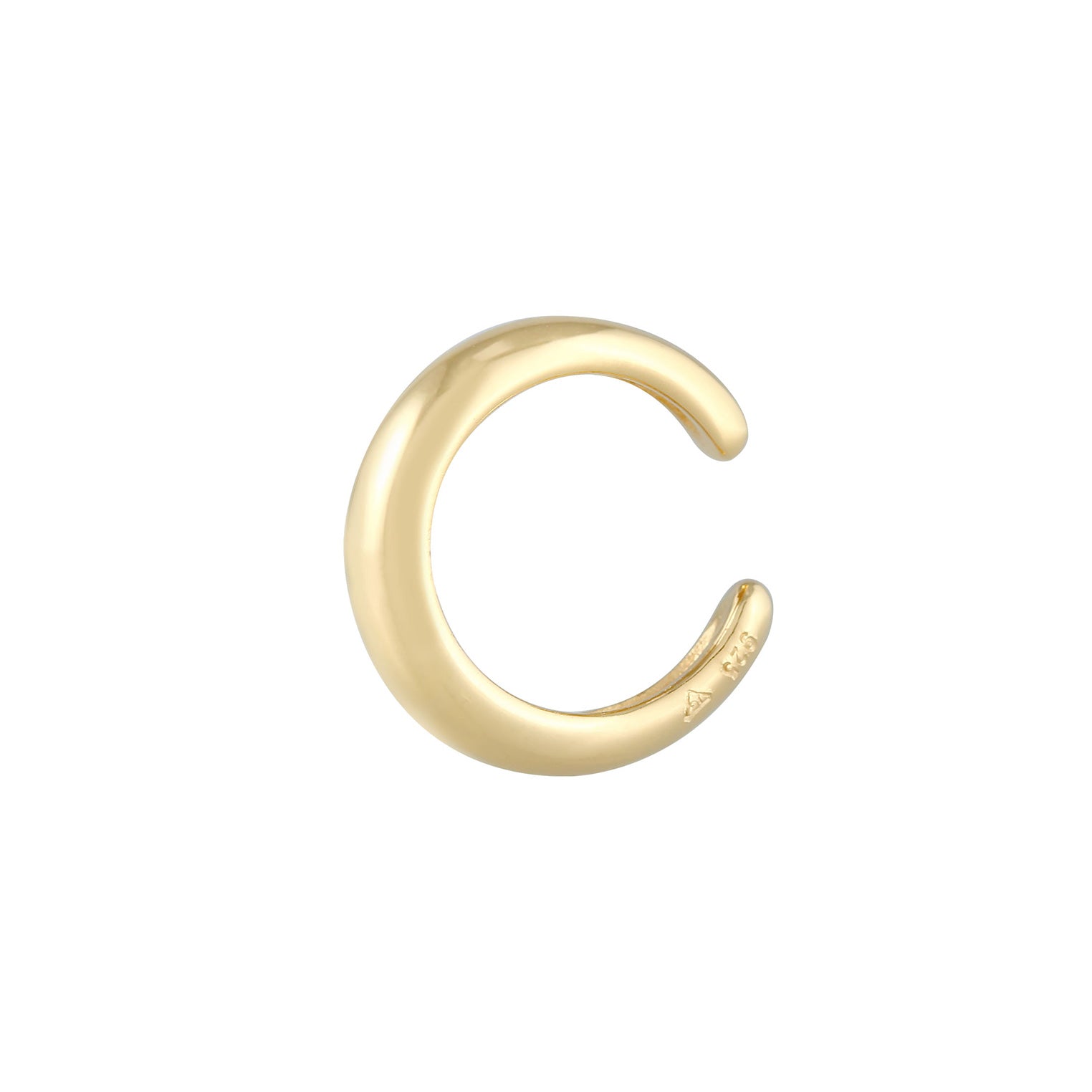 Gold - Elli | Earcuff | 925 Sterling Silber vergoldet