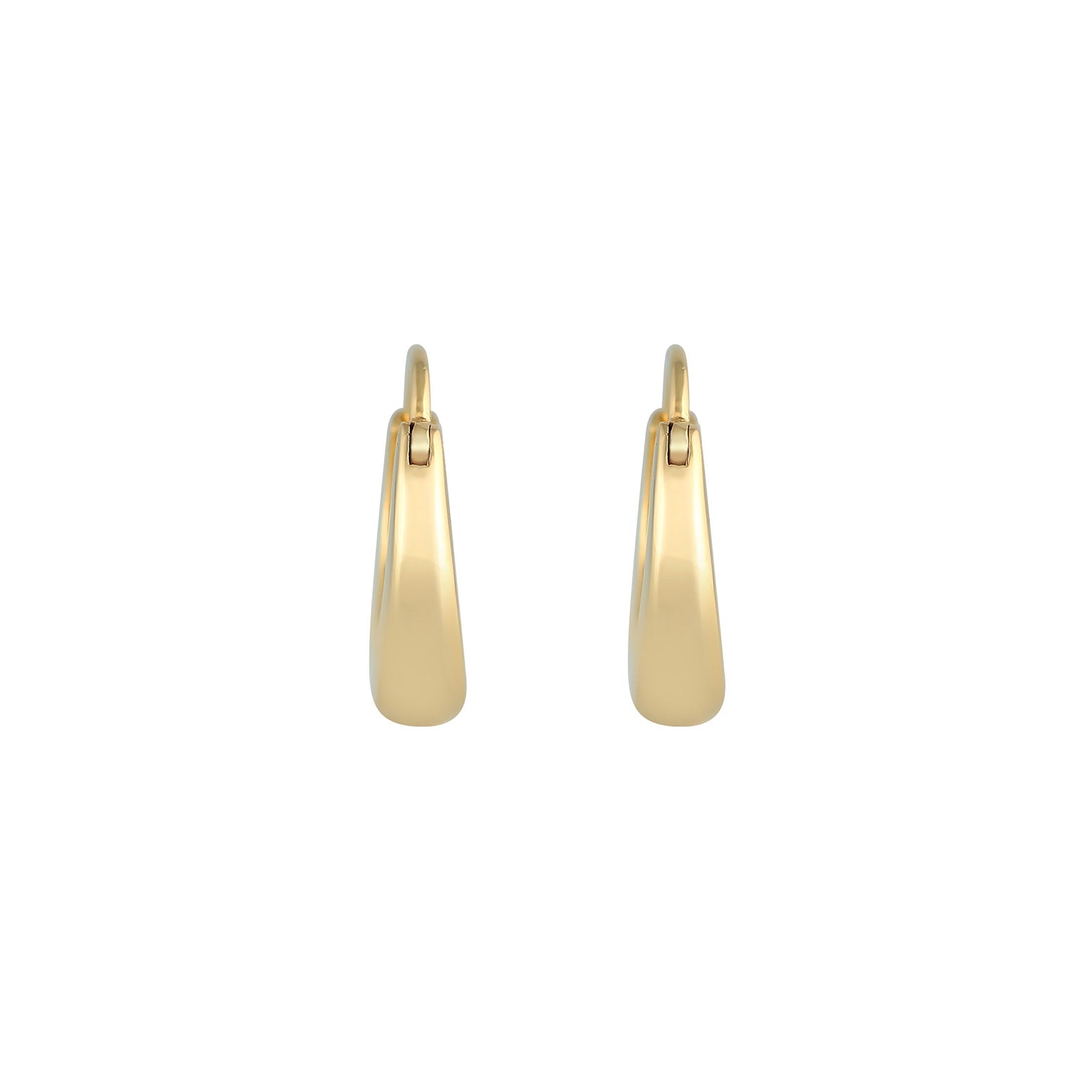 Gold - Elli | Creole | 925 Sterling Silber vergoldet