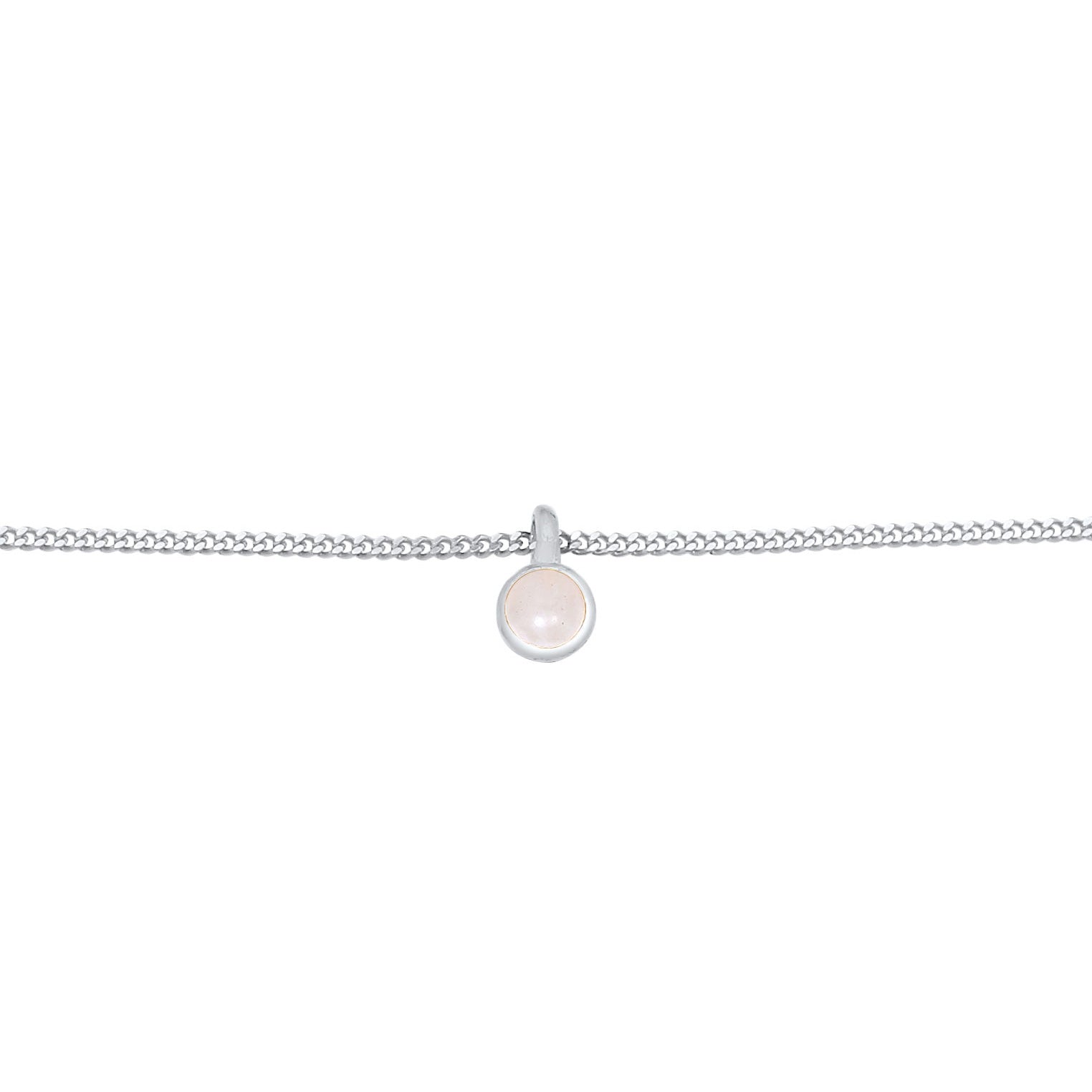 Silber - Elli | Choker | Pink Opal | 925er Sterling Silber