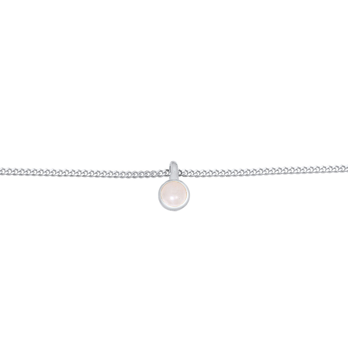 Silber - Elli | Choker | Pink Opal | 925er Sterling Silber