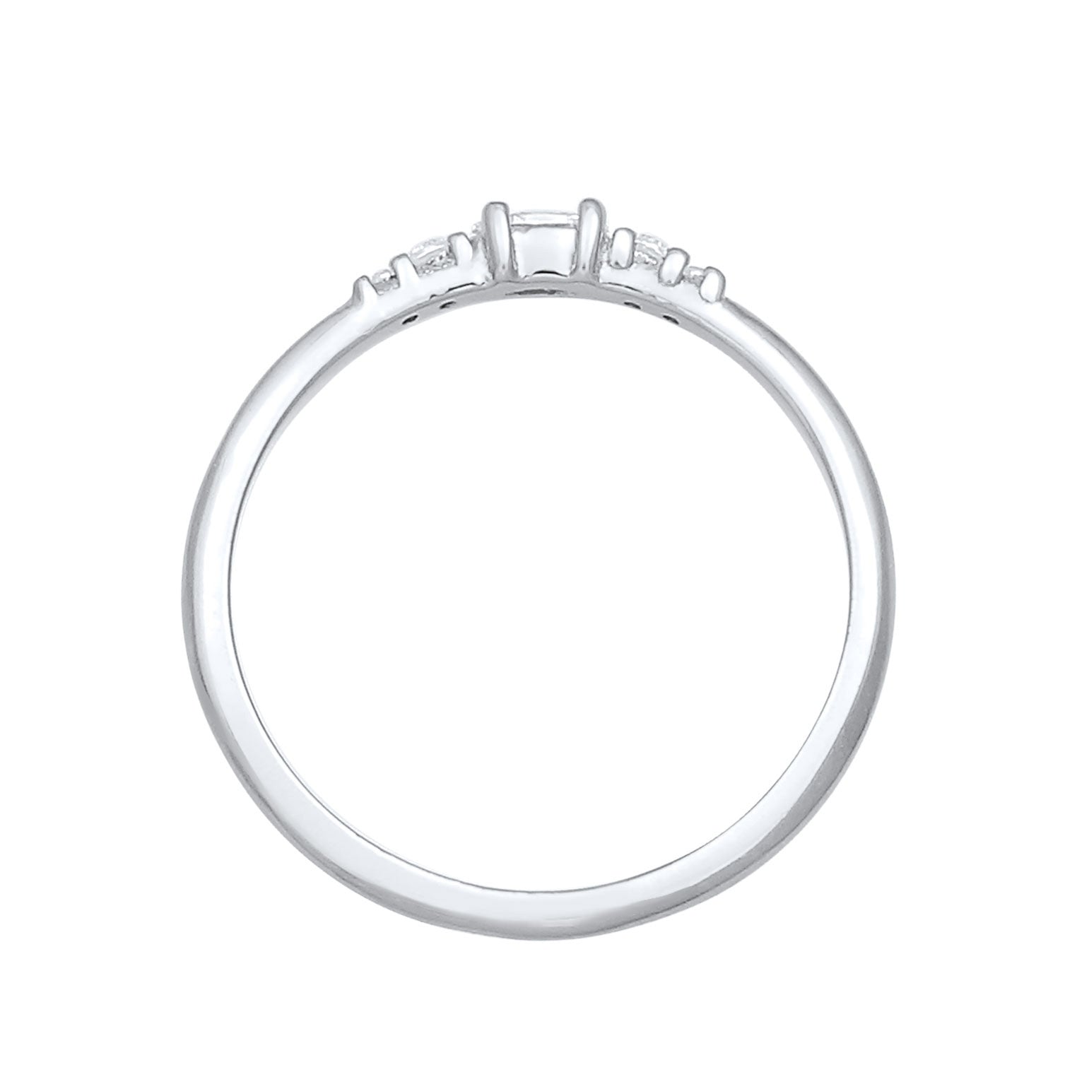 | – Jewelry Ring ) ( Weiß Elli Zirkonia