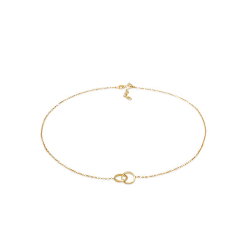 Gold - Elli | Choker | 925 Sterling Silber vergoldet