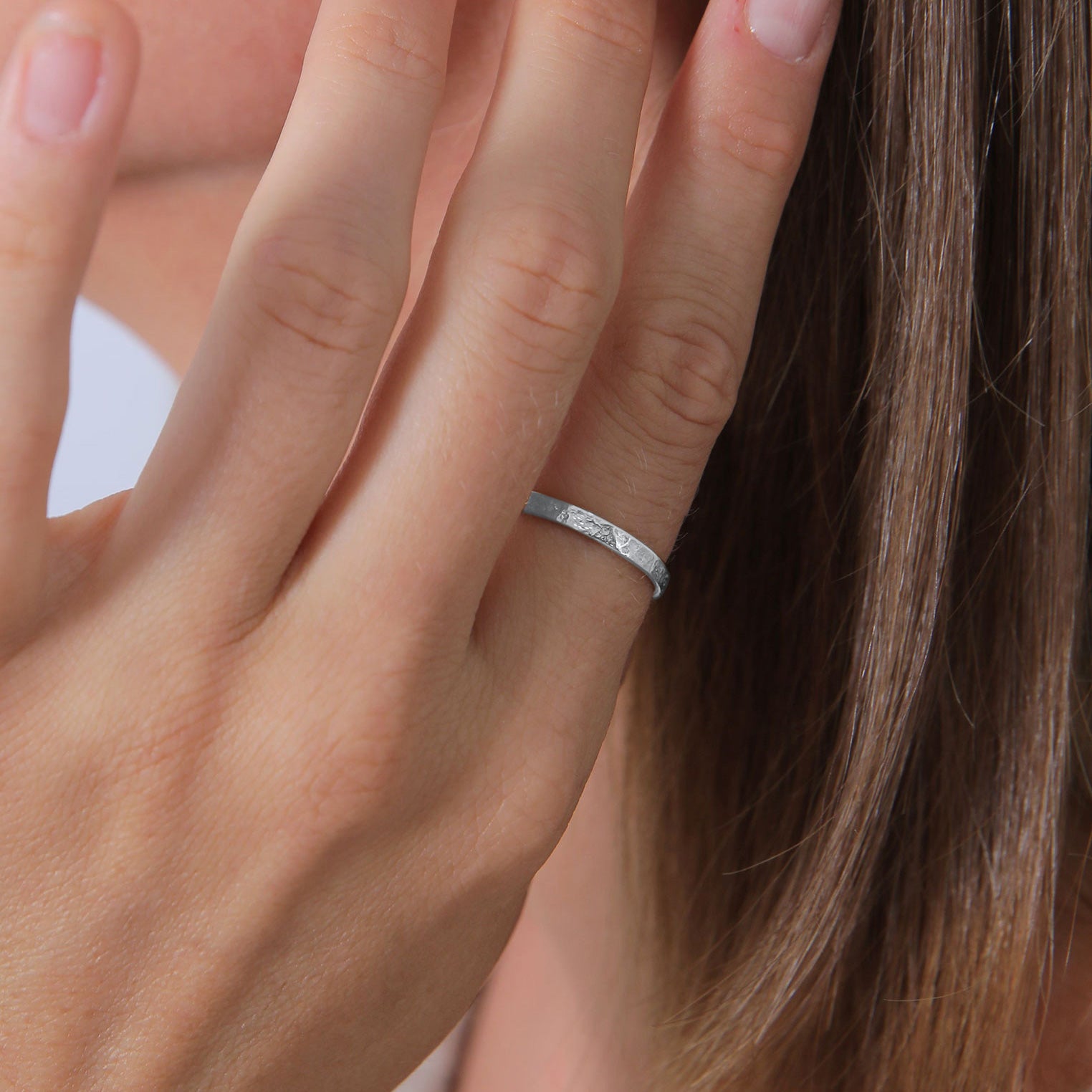 Silber - Elli | Bandring | 925er Sterling Silber