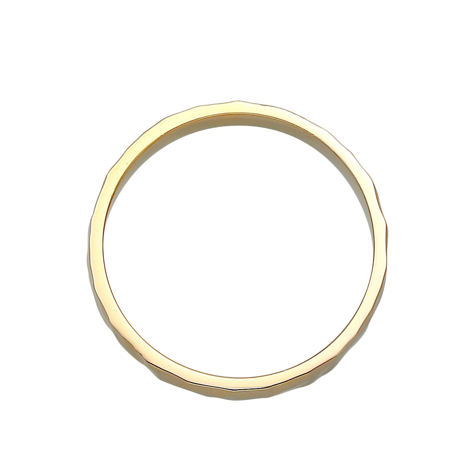Gold - Elli | Bandring | 925 Sterling Silber vergoldet
