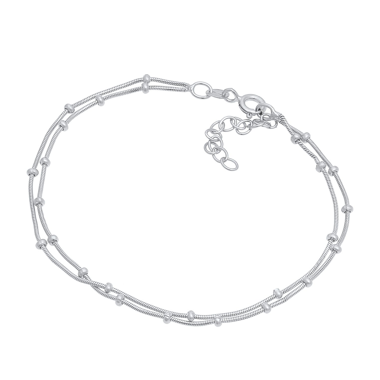 Silber - Elli | Kugel-Gliederarmband Kugel | 925er Sterling Silber