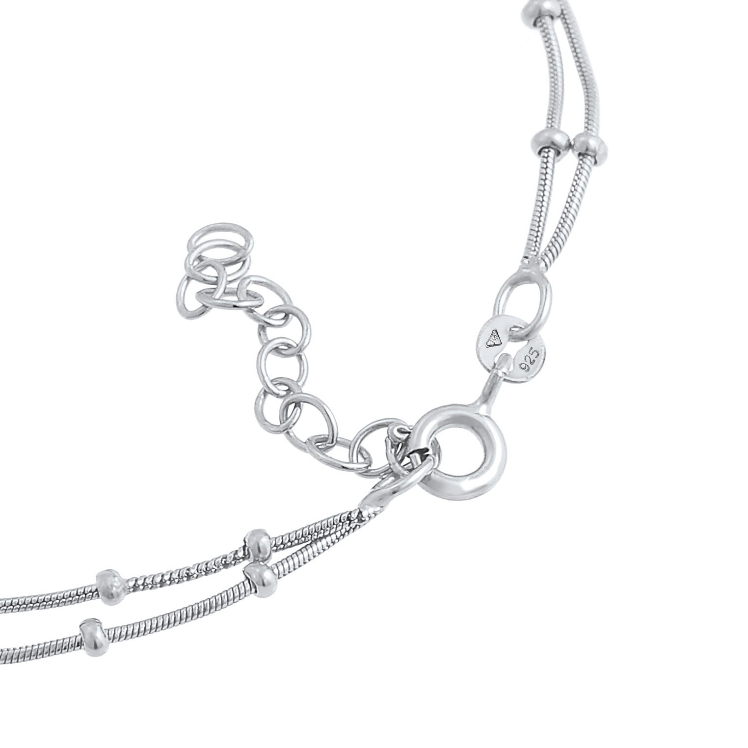 Silber - Elli | Kugel-Gliederarmband Kugel | 925er Sterling Silber