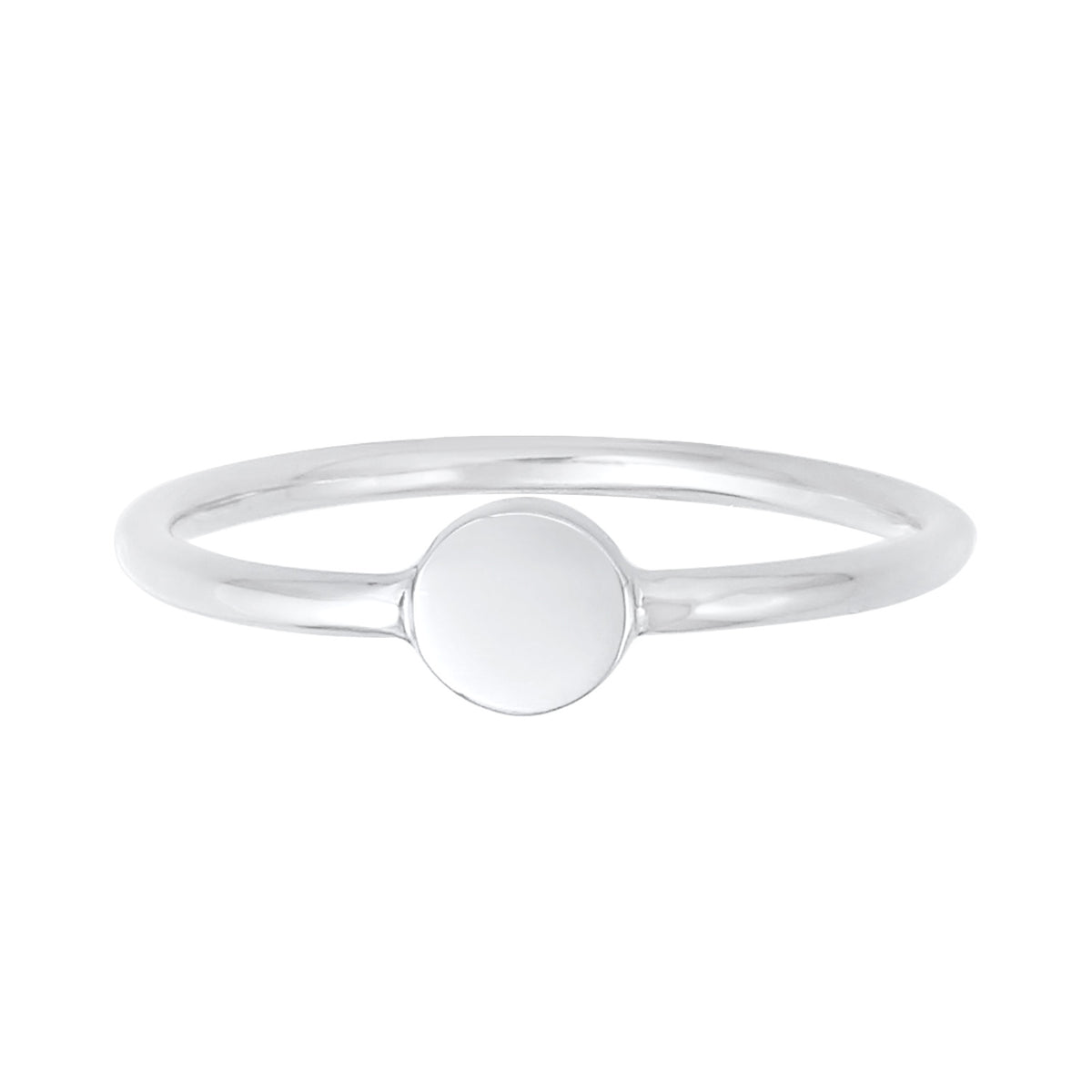 Silber - Elli | Ring Kreis | 925er Sterling Silber