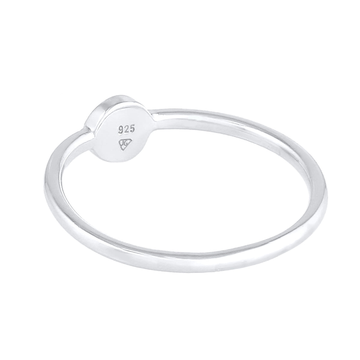 Silber - Elli | Ring Kreis | 925er Sterling Silber