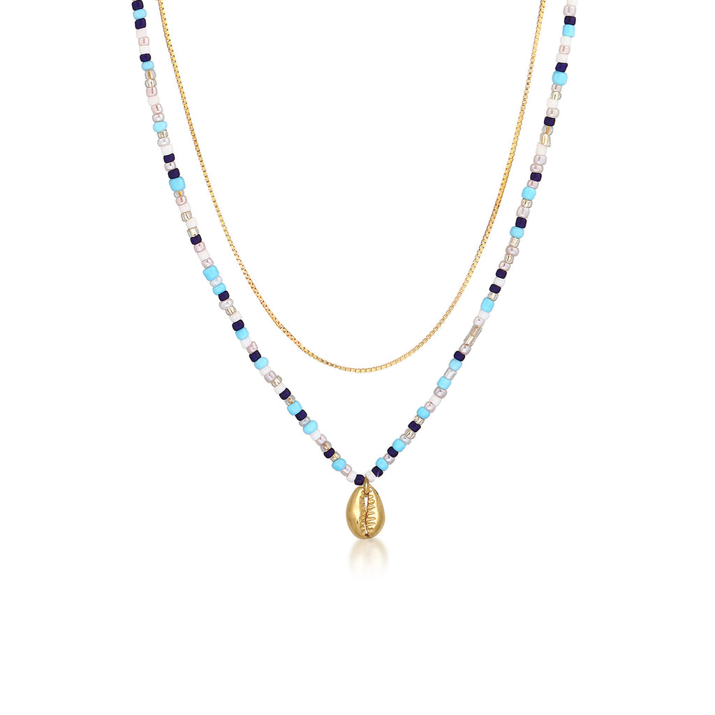 Gold - Elli | Venezianer-Choker | 925 Sterling Silber vergoldet
