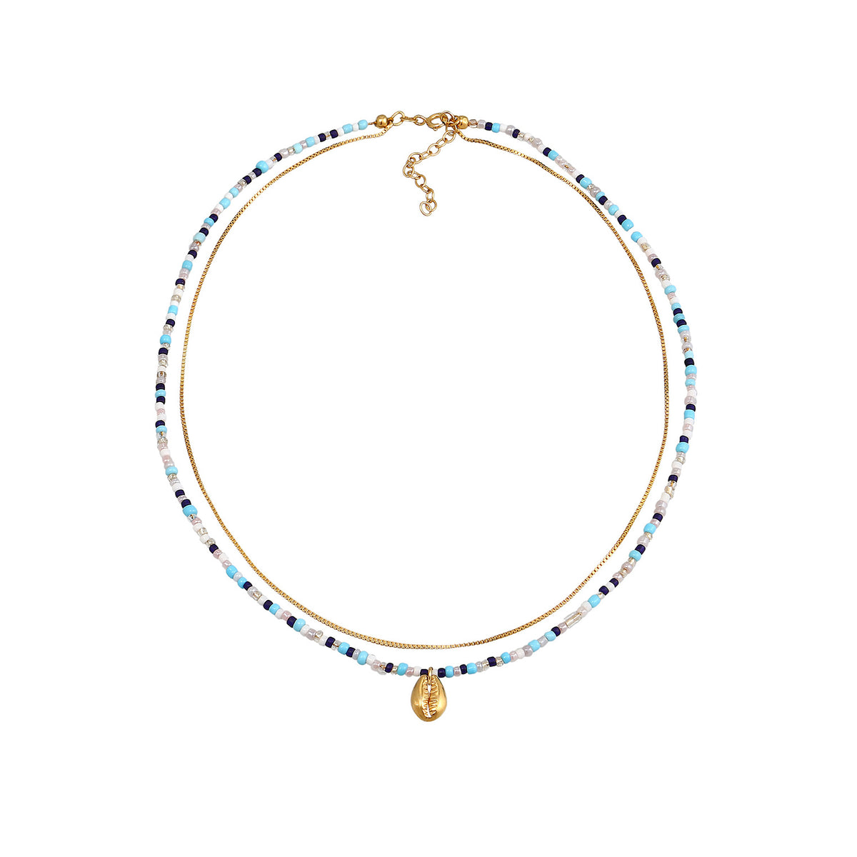 Gold - Elli | Venezianer-Choker | 925 Sterling Silber vergoldet