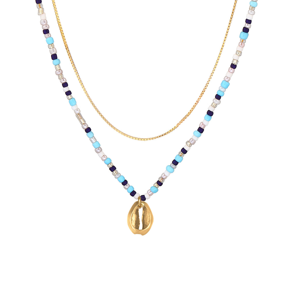 Gold - Elli | Venezianer-Choker | 925 Sterling Silber vergoldet