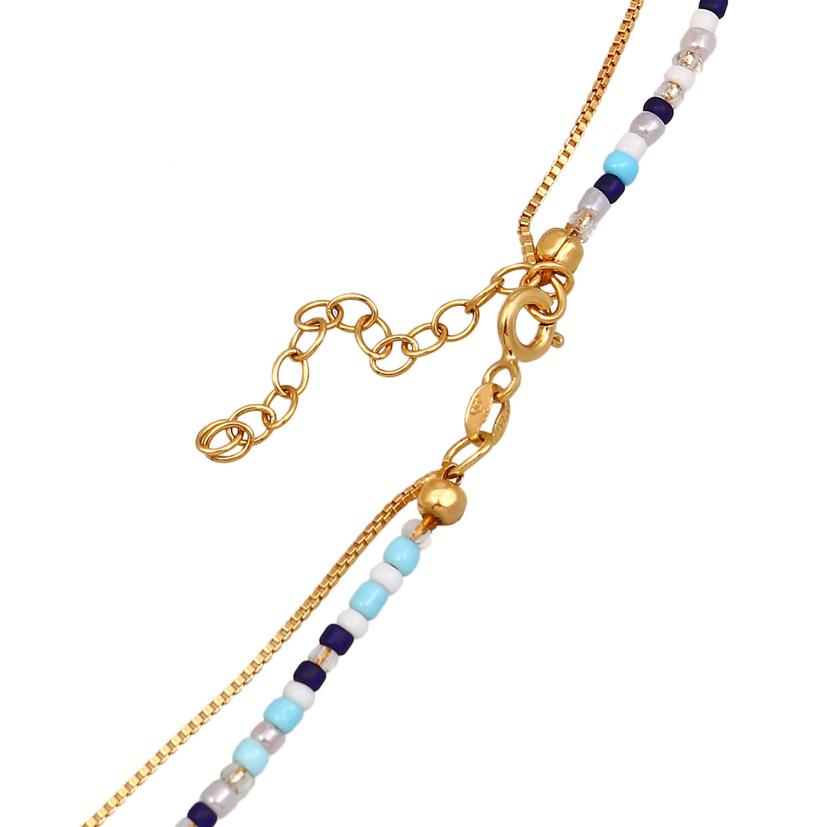 Gold - Elli | Venezianer-Choker | 925 Sterling Silber vergoldet
