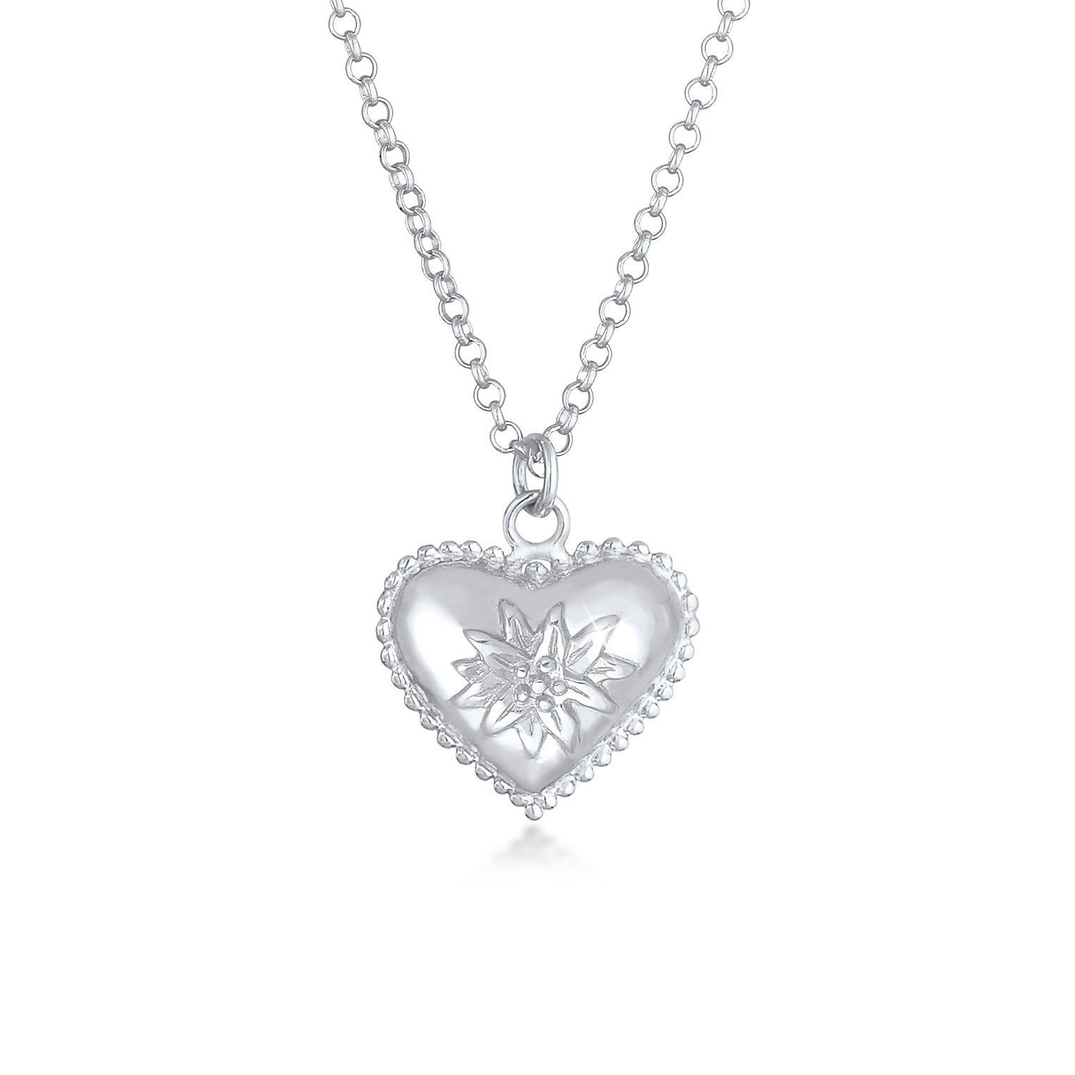 Silber - Elli | Halskette Blume | 925er Sterling Silber