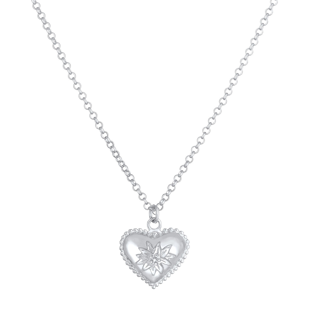 Silber - Elli | Halskette Blume | 925er Sterling Silber