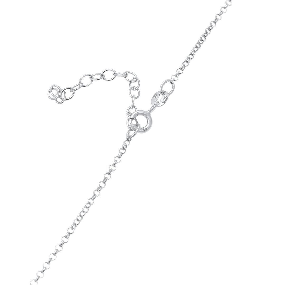 Silber - Elli | Halskette Blume | 925er Sterling Silber