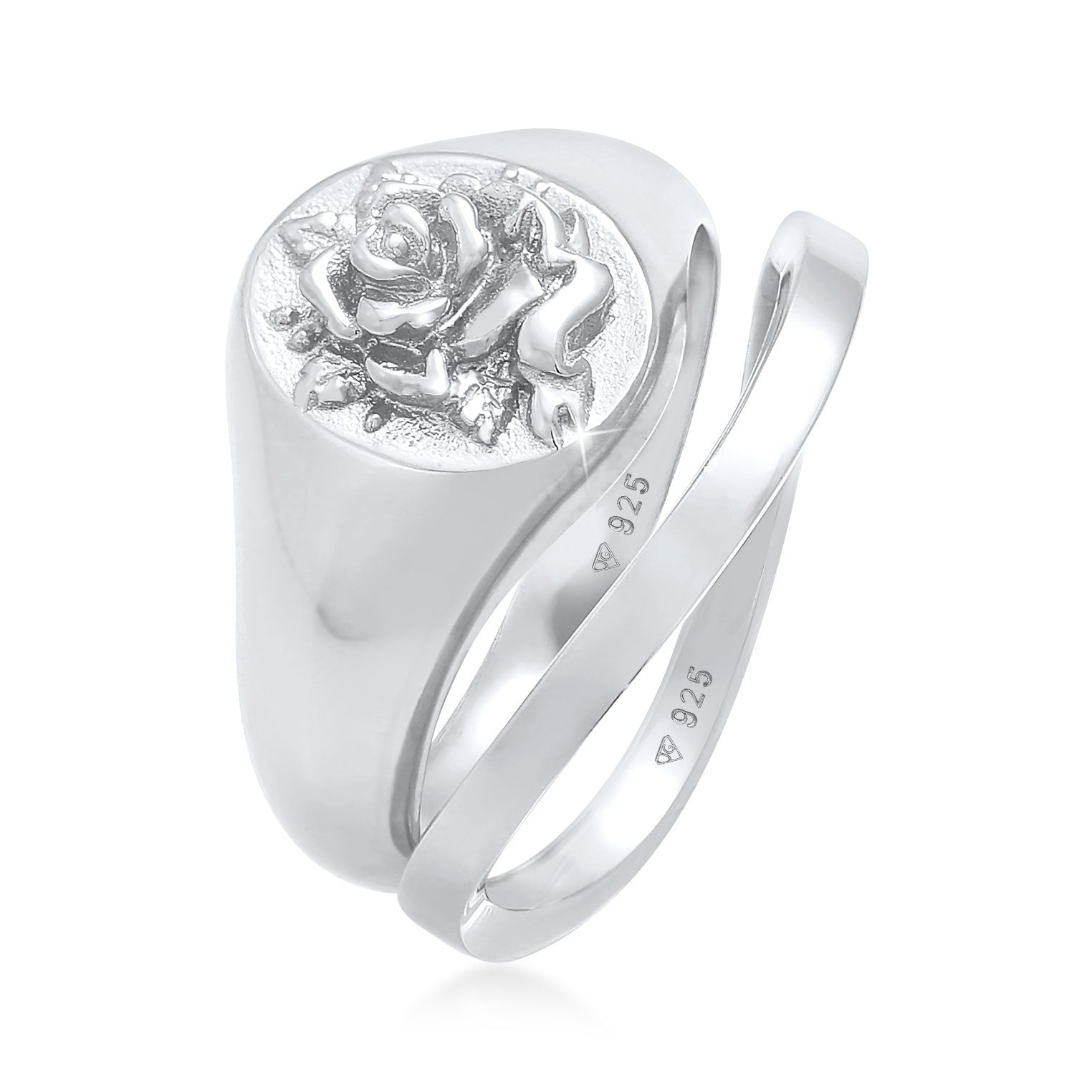 Silber - Elli | Ring Rose | 925er Sterling Silber